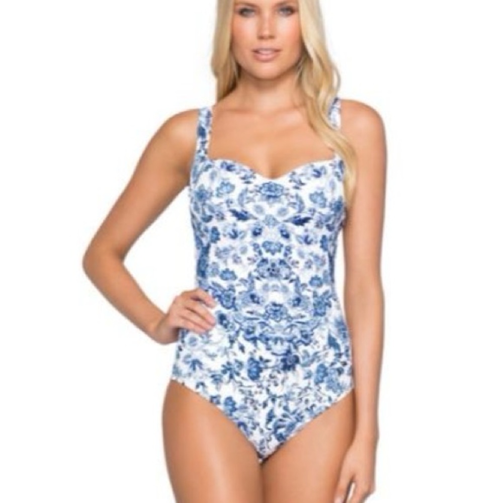 JETS Toile Floral One Piece